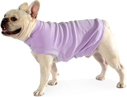 Soft Fleece Dog & Cat Sweatshirt - Warm Stretchy Hoodie Pullover for Small & Medium Dogs & Cats - Comfortable Winter Clothes for Cold Weather
