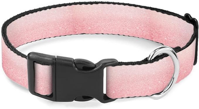 Pink Sparkle Bling Shine Dog Collar Cat Big Neck Collars Soft for Small Extra Large Heavy Duty Pet Dogs