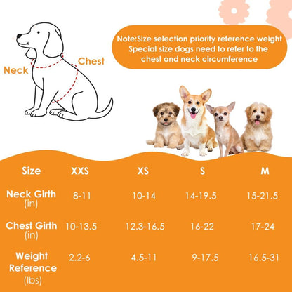 Lukovee No Pull Puppy Harness and Leash Set - Soft Lightweight Escape Proof Puppy Vest Harness, Breathable Adjustable Pet Harness with Dog Leash for Small Dogs (Black, XXS)