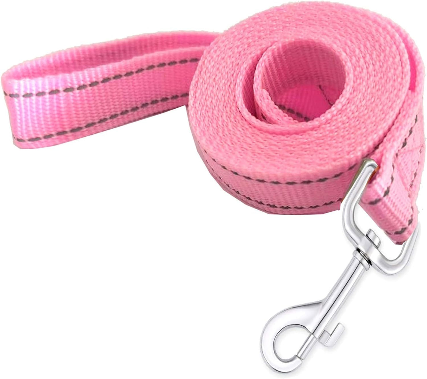 Reflective Dog Leash 7Ft /8 Feet Long, 1 Inch Wide, for Small and Medium Dogs