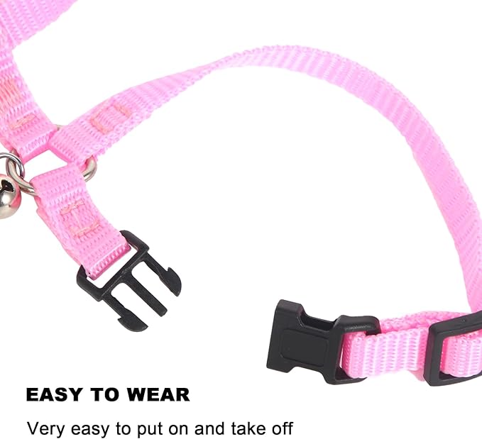 Adjustable Hedgehog Harness for Training Playing Traction Rope Small Animal Pet Outdoor Play (Pink, Small)