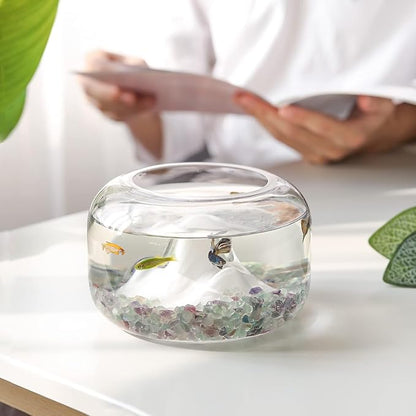 T4U Crystal Chips Stone Crushed Quartz Glass 2LB - Fluorite Tumbled Gravel Small Decorative Pebbles Bulk, Mini Polished Rocks Pieces for Crafts, Vases Filler, Succulent Plants, Aquarium Gravel Rocks