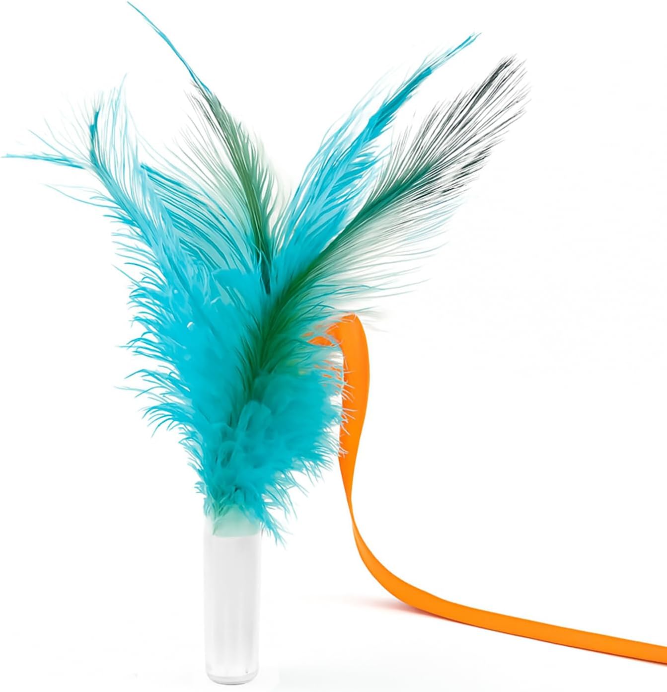 VIWIK Hide and Seek Cat Toy Replacement Feather Wands, 2 pcs Accessoriesis