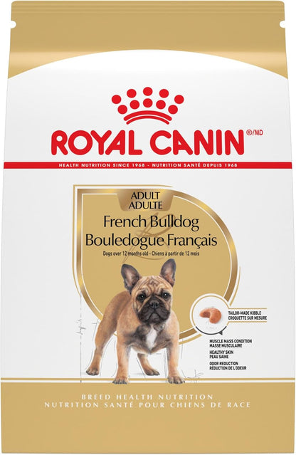 Royal Canin Breed Health Nutrition French Bulldog Adult Dry Dog Food, 17 lb Bag
