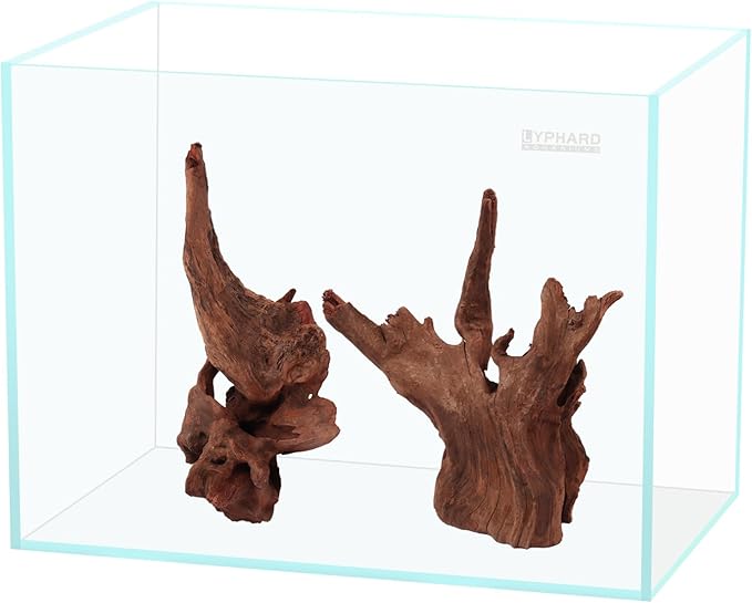 LYPHARD AQUARIUMS 2.5 Gallon Rimless Aquarium Tank, Ultra Clear Low Iron Nano Fish Tank for Betta Shrimp, L11.8×W5.5×H9.8 Glass Thickness 5mm with EVA Foam Leveling Mat