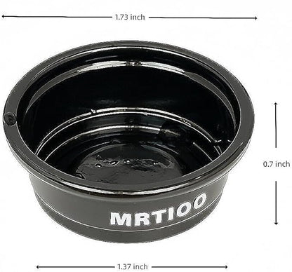 100 pcs 0.5oz Crested Gecko Food and Water Feeding Cups, Reptile Feeder Bowls, for Lizard and Other Small Pet Ledge Accessories Supplies - Black