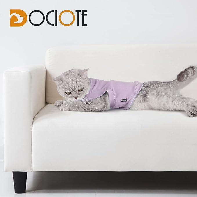 Soft Fleece Dog & Cat Sweatshirt - Warm Pullover for Small to Medium Pets - Stretchy Hoodie, Comfortable Winter Clothes