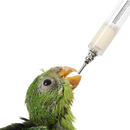 OBANGONG 2 Sets Hand Feeding Syringe for Birds, 20ml & 10ml, Plastic, Non-Sterile, 1 Count