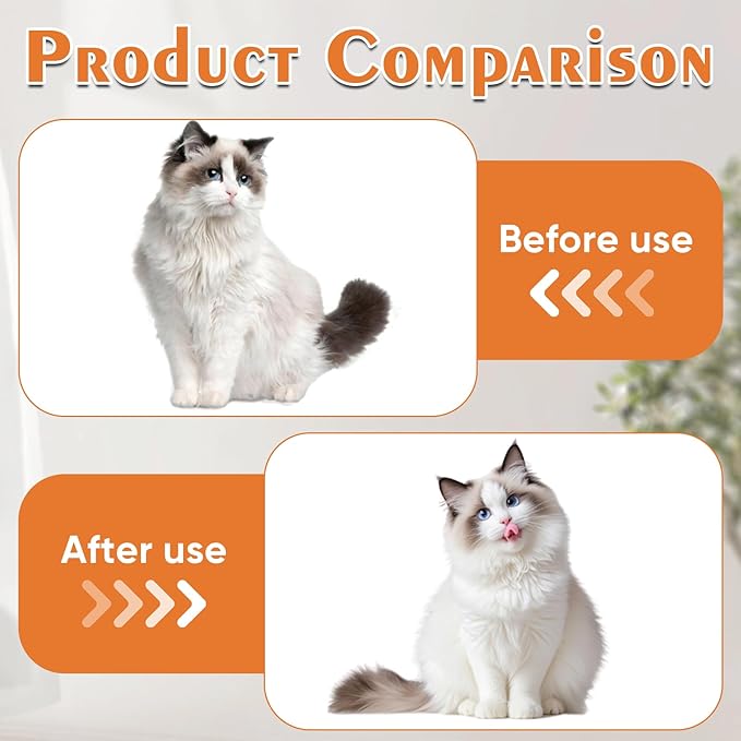 Cat Steam Brush with Release Button, Pet Spray Brushes for Shedding & Grooming, Mist Comb for Pet Long Short Haired, Steamy Brush for Cats Removing Loose Fur and Massage (Pink)