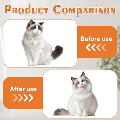 Cat Steam Brush with Release Button, Pet Spray Brushes for Shedding & Grooming, Mist Comb for Pet Long Short Haired, Steamy Brush for Cats Removing Loose Fur and Massage (Pink)