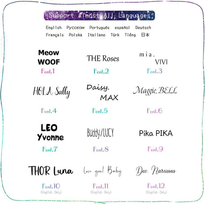 Cat Dog ID Tags Personalized 9 Corolla Styles Flower Wreath to Choose for Medium Pets Collar Accessories 316L Stainless Steel Engraved Custom on Both Side