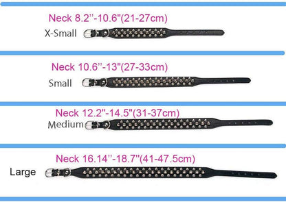 Spiked Dog Collar Soft Pu Leather Mushrooms Rivet Spike Studded Puppy Adjustable Pet Collars for Small Breeds (S, Hot Pink)