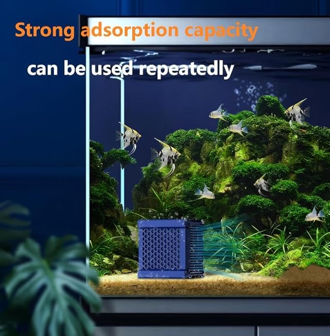 Pure Cube Water Trough Filter,Aquarium Filter,Filternatur Horse Water Trough Filter,Water Trough Purifier Cube for Fish Tanks,Ponds & Livestock Tanks,Super Strong Filtration and Odor Control