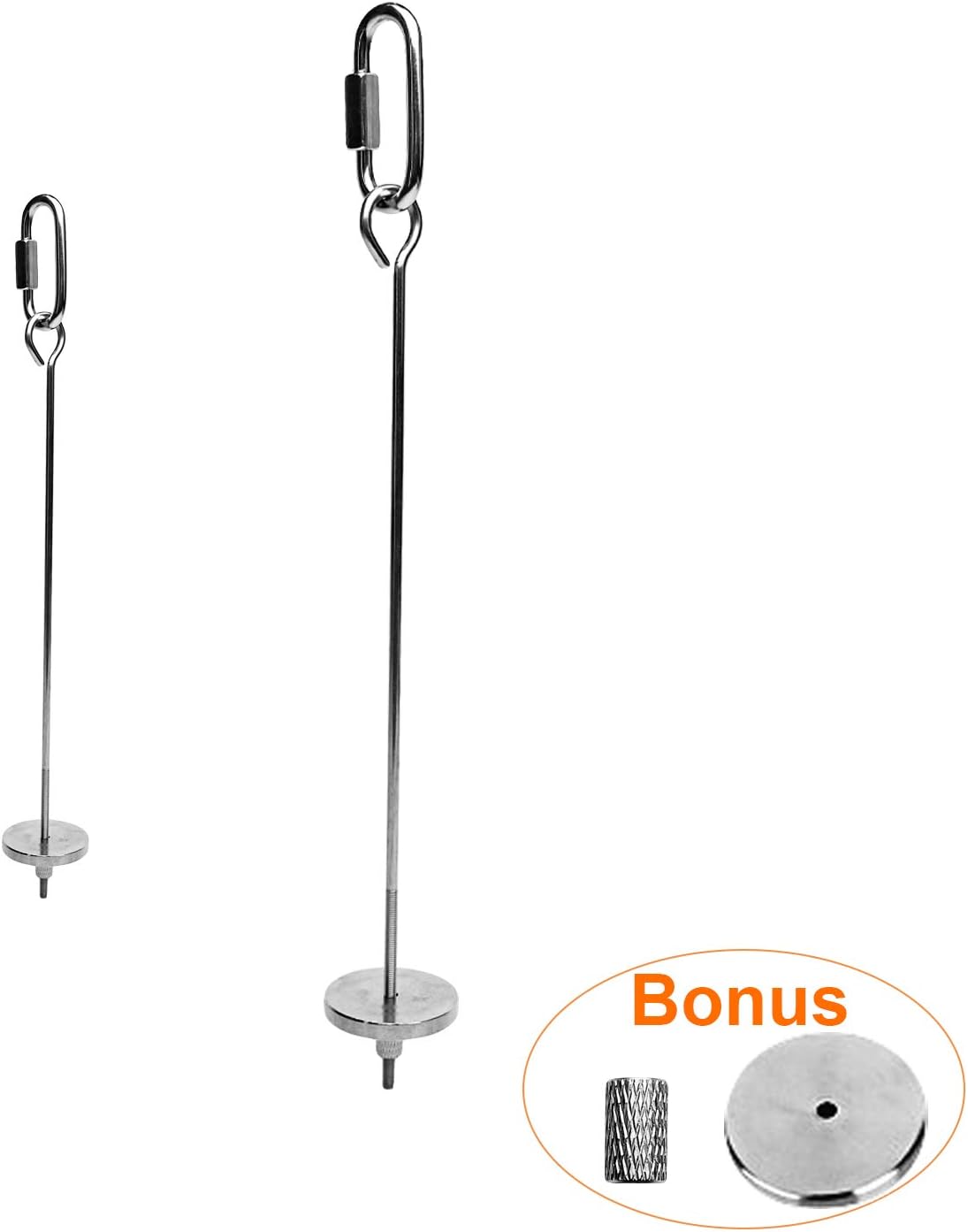 Bird Food Holder, Small Animal Fruit Vegetable Holder Stainless Steel Vegetable Skewer Foraging Hanging Food Feed Treating Tool for Parrots Cockatoo Cockatiel (2 Pcs)