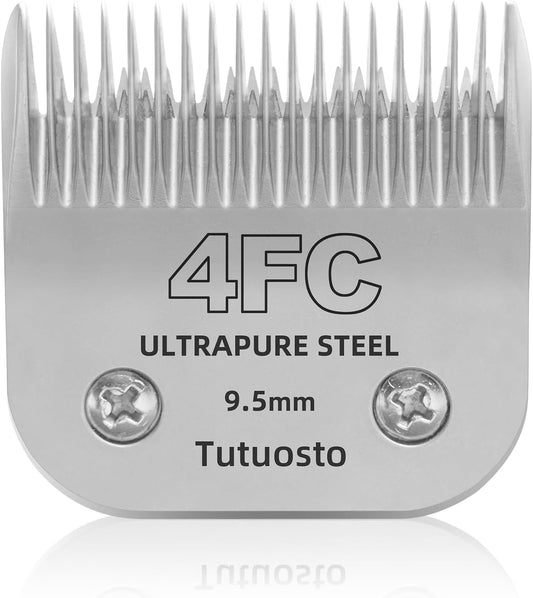 Clipper Blades Pet Grooming Clipper Replacement Blades Detachable Blade Compatible with andis/wahl/Oster Dog Clippers (4FC)