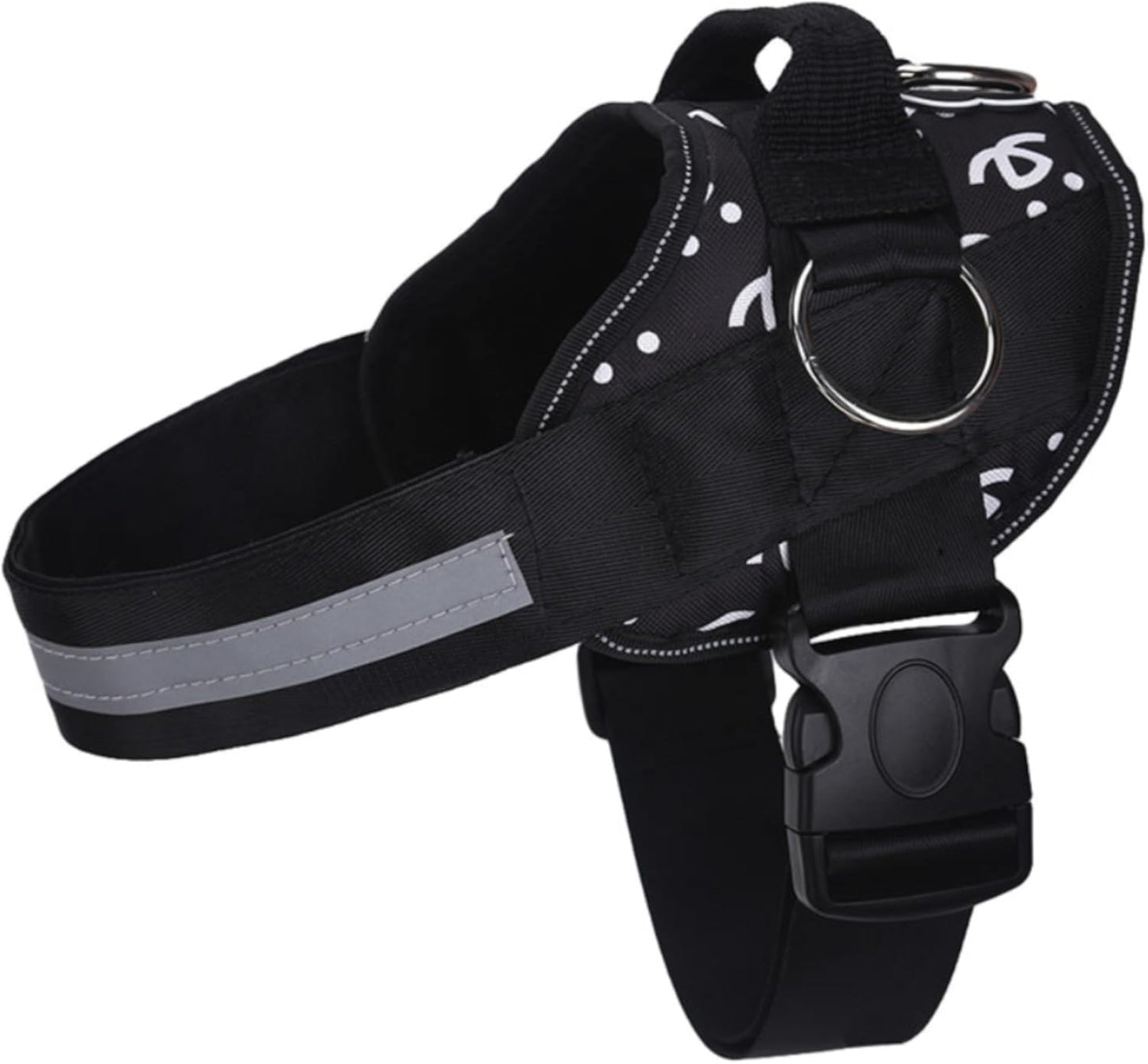 Joyride Basic Essential Dog Harness 1.0 - Small, Medium, Large Dogs, No-Pull Pet Vest with 3 Side Rings for Leash Placement, Adjustable for Training (Best Friend Society, S)