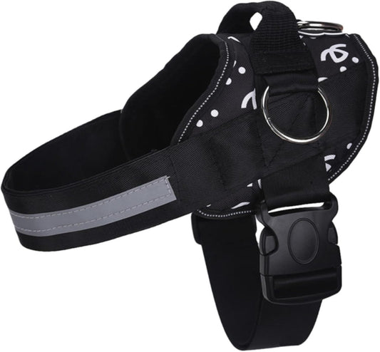 Joyride Basic Essential Dog Harness 1.0 - Small, Medium, Large Dogs, No-Pull Pet Vest with 3 Side Rings for Leash Placement, Adjustable for Training (Best Friend Society, S)