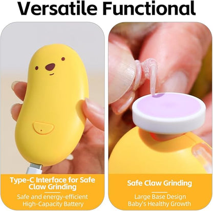 MANON ROSA Bird Nail Grinder, Bird Beak Grinder- Safe and Quiet Bird Nail Care Tool, Complete Grooming Kit for Parrots Conures Cockatiels Finches Parakeets, Premium Beak Maintenance (White)