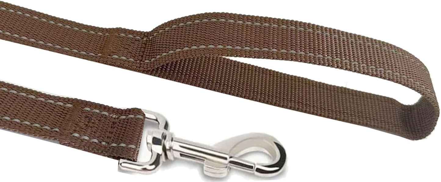 Reflective Dog Leash 7Ft /8 Feet Long, 1 Inch Wide, for Small and Medium Dogs