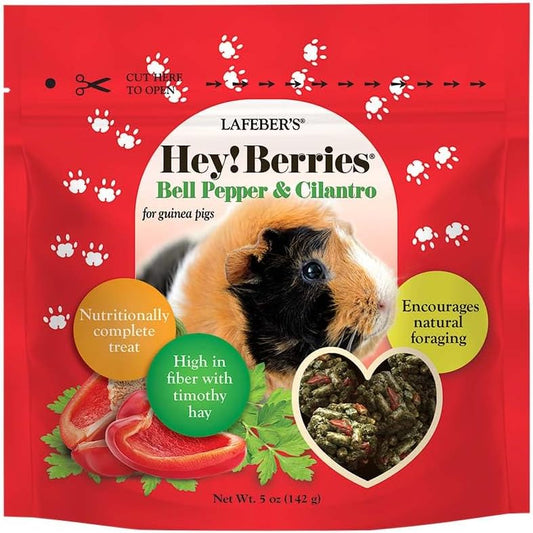 LAFEBER'S Hey!Berries for Guinea Pigs 5 oz (Bell Pepper and Cilantro)