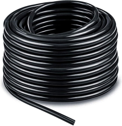 Bonviee 100ft 1/4 inch Blank Distribution Tubing Drip Irrigation Hose Garden Watering Tube Line for Small garden irrigation system