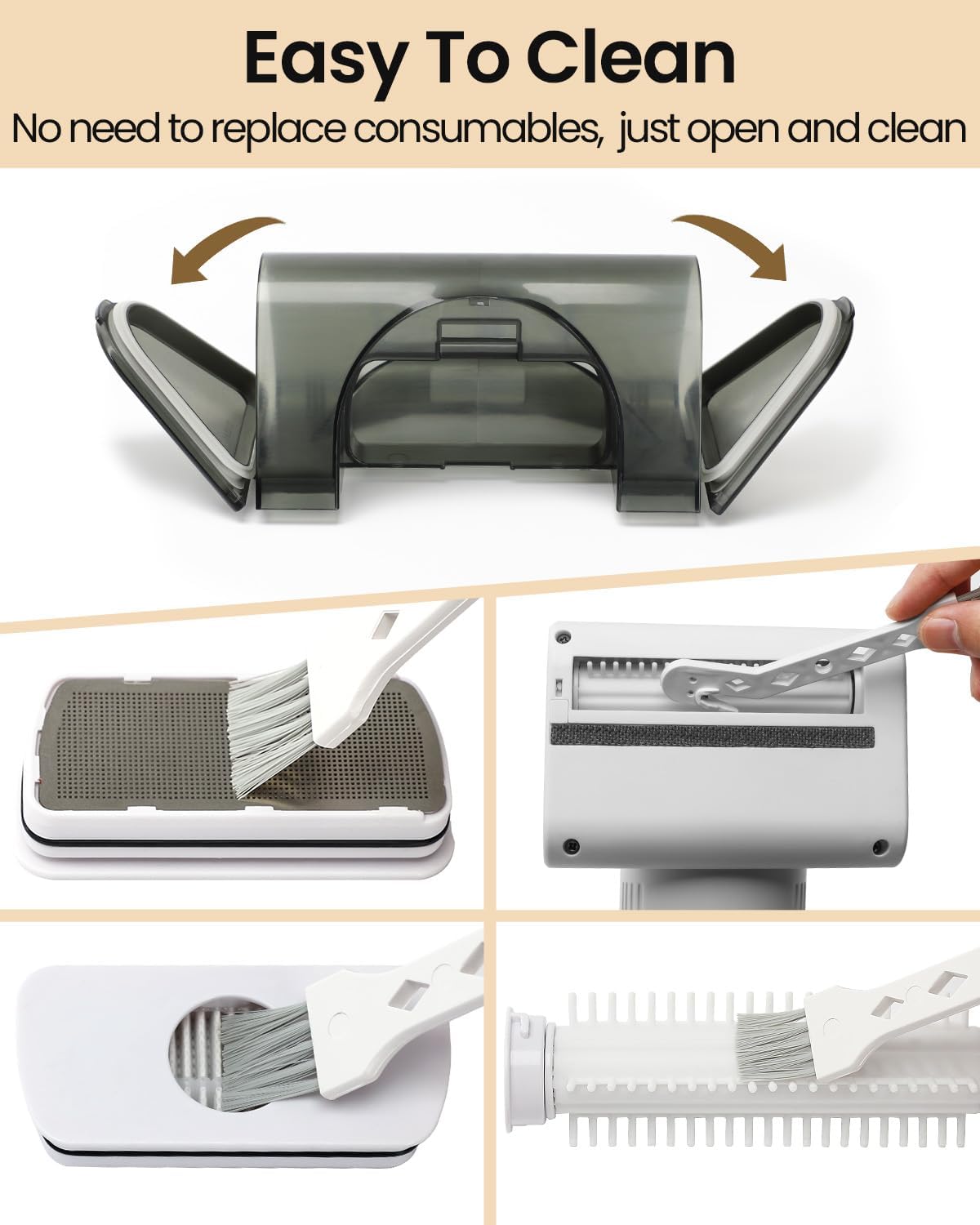 Electric Pet Hair Removal Tool,2025-Upgrade Cat&Dog Hair Vacuum & Lint Rollers Remover,Automatic Portable Hair Tool for Indoor and Outdoor,Cat Bed,Climbing Frame,Board,Carpet,Mats,Car Mats