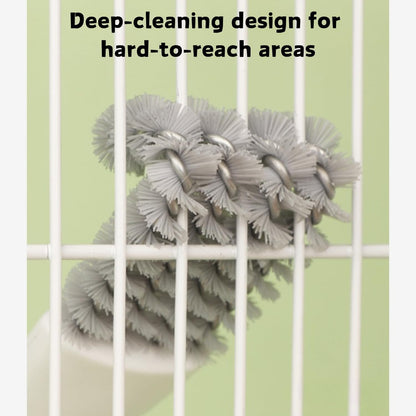 5Pcs Bird Cage Cleaner Set, Stainless Steel Poop Remover & Scraper Tool, Bird Cage Accessories for Small Animal Parakeet Hamster Rabbit Bird Cage Accessories