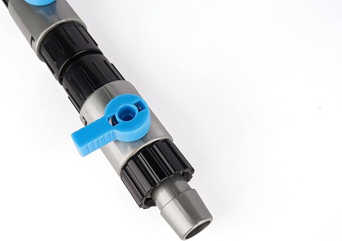 LANDEN Double Tab Connector for Aquarium, Canister Filter Hose Connector, Fish Tank Water Flow Control, Quick Release Valve-16/16X2pcs