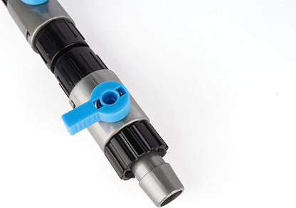 LANDEN Double Tab Connector for Aquarium, Canister Filter Hose Connector, Fish Tank Water Flow Control, Quick Release Valve-16/16X2pcs