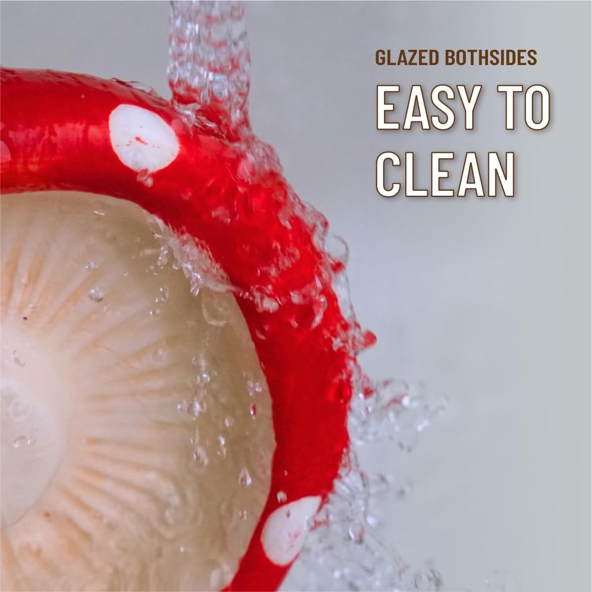 Mushroom Ceramic Hamster Hideout, Food Bowl, Syrian Cage Accessories, Ceramic Larger House and Hideouts, Chew-Proof Decor, Cool Bed Ideal for Syrian Hamster Dwarf Gerbil Mice Golden Bear