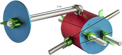 Barrel Bird Foraging Toy | Interactive Treat Dispenser | Promotes Natural Foraging Behavior | Bird Cage Accessories for Medium to Extra Large Birds | Colorful Toys for Parrots, Cockatiel, Cockatoos