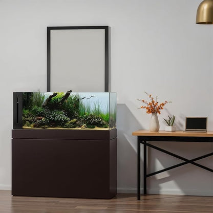Ultra Clear Rimless Aquarium Tank Low Iron Glass Side Filtration + Anti-Jumping net (60Gal)