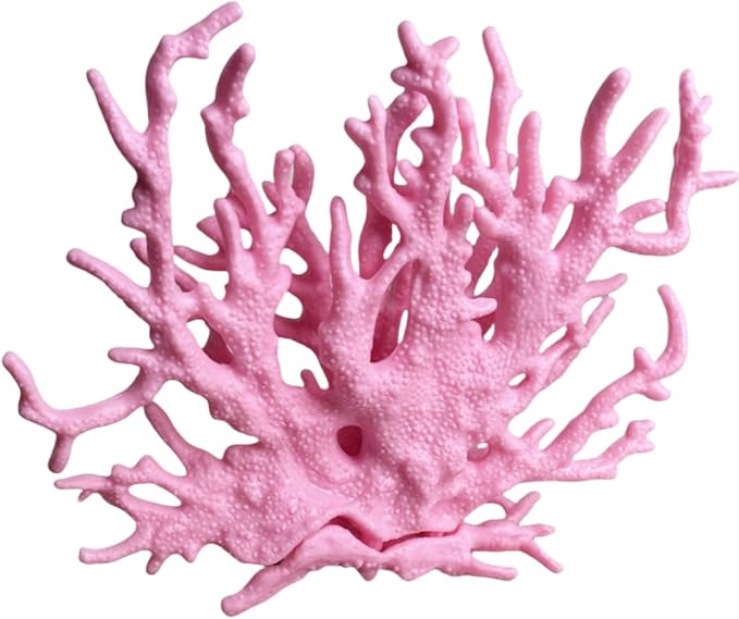 Fish Tank Decorations,Aquarium Corals Decoration, Aquarium Ornaments, Fish Tank Coral, Aquarium Corals Decoration, Fish Decorations for Aquarium (Pink, Medium)