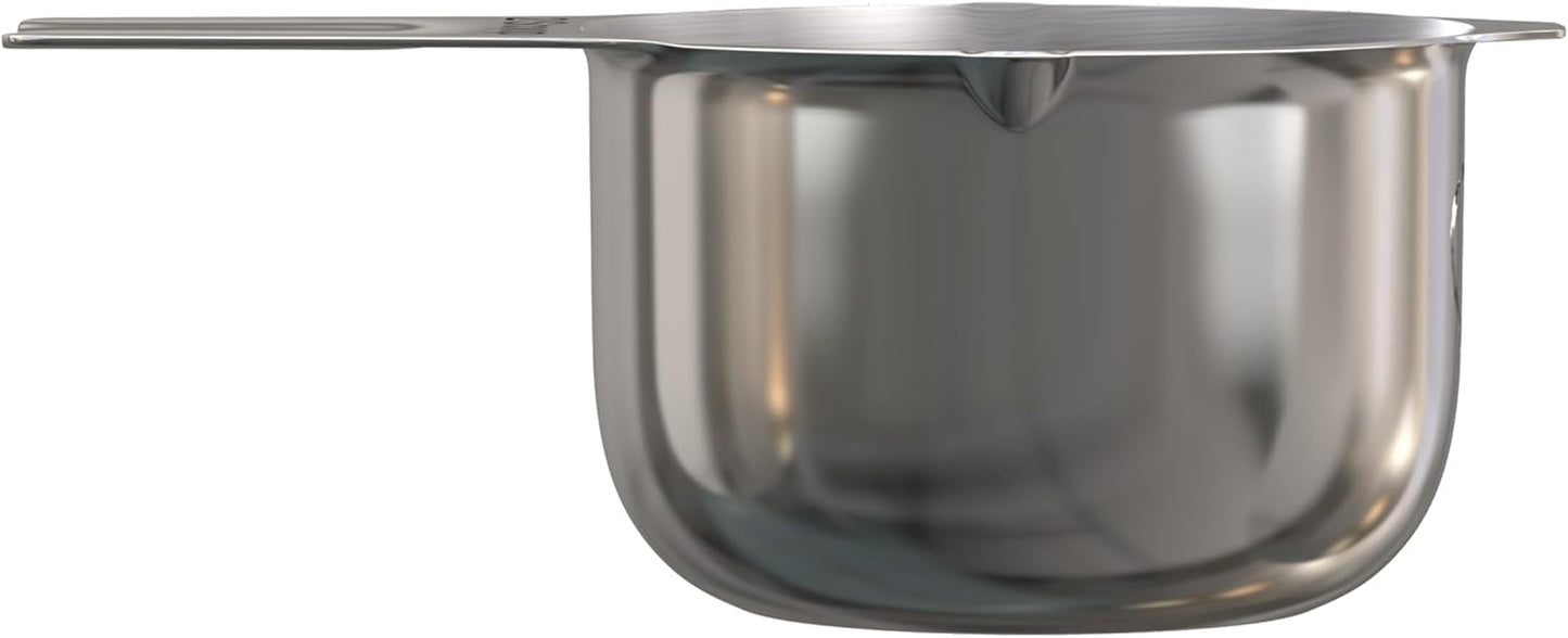 Color Up 2 Scoop (2 Cup / 480 ml) Stainless Steel Pet Food Measuring Scoop for Dogs, Cats, Rabbits & Birds – Dual Pour Spouts, Ergonomic Handle, Dishwasher Safe