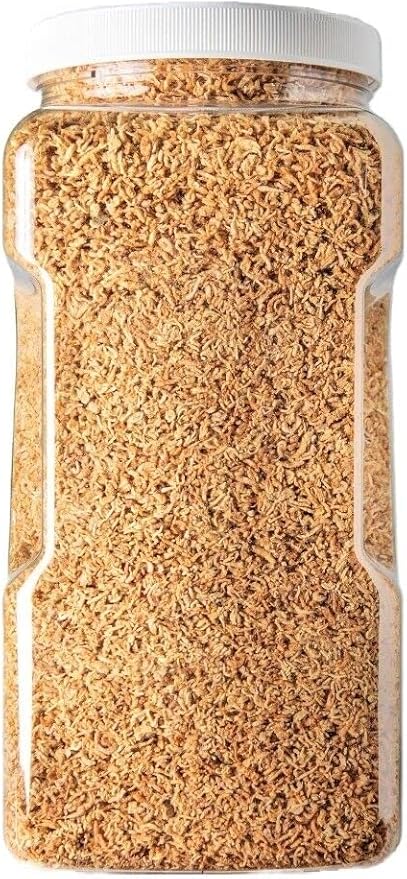 Aquatic Foods Inc. Plankton & Mysis Shrimp -Freeze Dried Floating Small Plankton/Mysis for Marines, Corals, Anemones, Koi & Pond Fish, Cichlids, All Tropical Fish…14oz Lg Jar