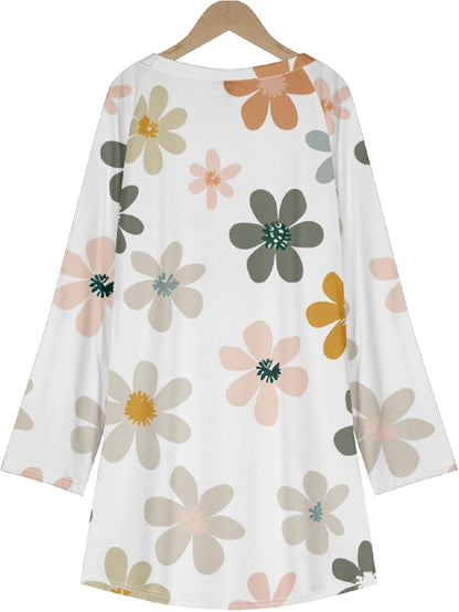 MARSVOVO Women Novelty Graphic Plus Size Sweater Crewneck Long Sleeve Cute Printed Loose Fit Casual Fall Sweaters Top