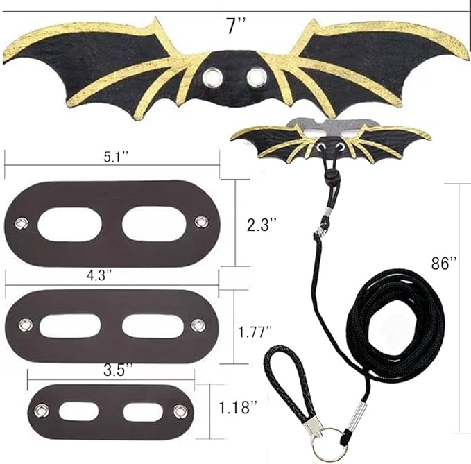 Bearded Dragon Harness Leash Set,Adjustable Lizard Leash Harness, 3 Pack Reptile Lizard Harness Leash with Traction Rope for, for Amphibians