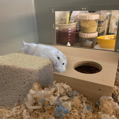 PINVNBY 15 Pcs Rabbits Lava Blocks Bunny Teeth Grinding Stone Small Animal Mineral Calcium Stone Chews Toy for Hamsters,Chinchillas and Parrot