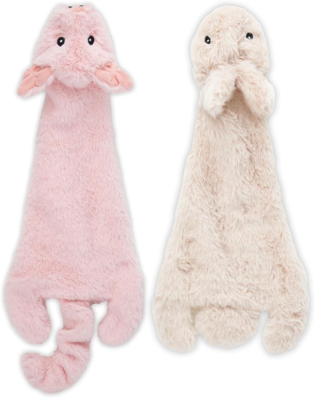 Best Pet Supplies Squeaky Dog Toys with Soft Durable Fabric for Small, Medium and Large Pets Interactive Toy for Indoor Play, Supports Active Biting and Play - Hare, Pig, Medium