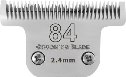 T84 Pet Dog Grooming Detachable Blades,Compatible with Andis,Oster A5,Wahl KM10 Clippers,Cut Length 3/32" (2.4mm),Fit for Larger Animals