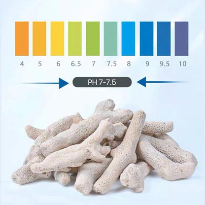 Aquarium Crushed Coral Filter Media, Natural Bio-Ceramic Filtration Material, Reusable for Fish Tank and Pond