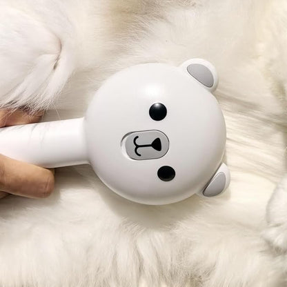 Cat Steam Brush with 2 Spray Levels & Release Button, 4-in-1 IPX7 Waterproof Water Brush for Shedding Grooming, Pet Hair Removal Comb for Long Short Haired Cats Dogs, Self Cleaning Slicker