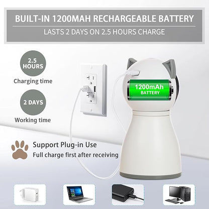 YVE LIFE Laser Cat Toys for Indoor Cats,The 4th Generation Real Random Trajectory Motion Activated Rechargeable Automatic Cat Laser Toy,Interactive Cat Toys for Bored Indoor Adult