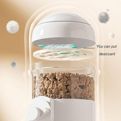 Pet Dog Cat Hanging Automatic Feeders Drinking Bowls, Auto Gravity Rabbits Feeder Water Set, Cage Pet Feeding Bowls Dispenser for Cats Dogs Puppy, Rabbit Hamsters Chinchilla Hedgehog (Green-Food)