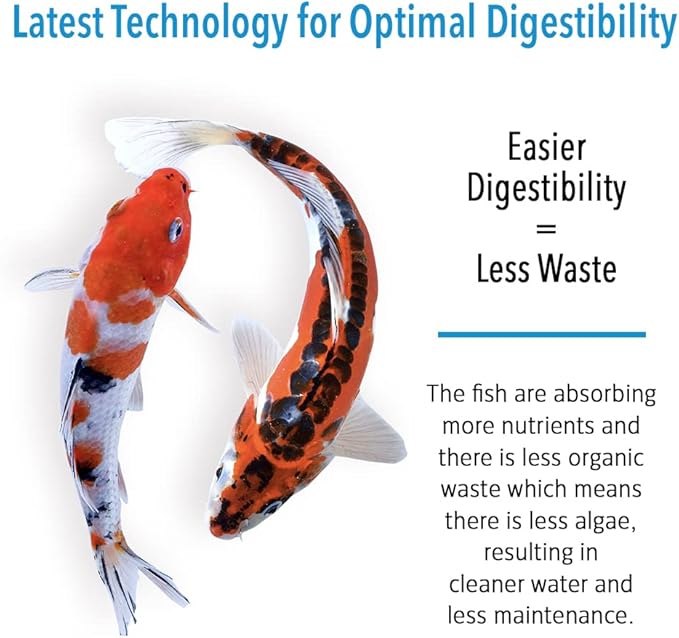 MICROBE-LIFT Sinking Fish Food Pellets for Ponds, Water Gardens, and Fountains, for Live Goldfish and Koi, 40 Pounds