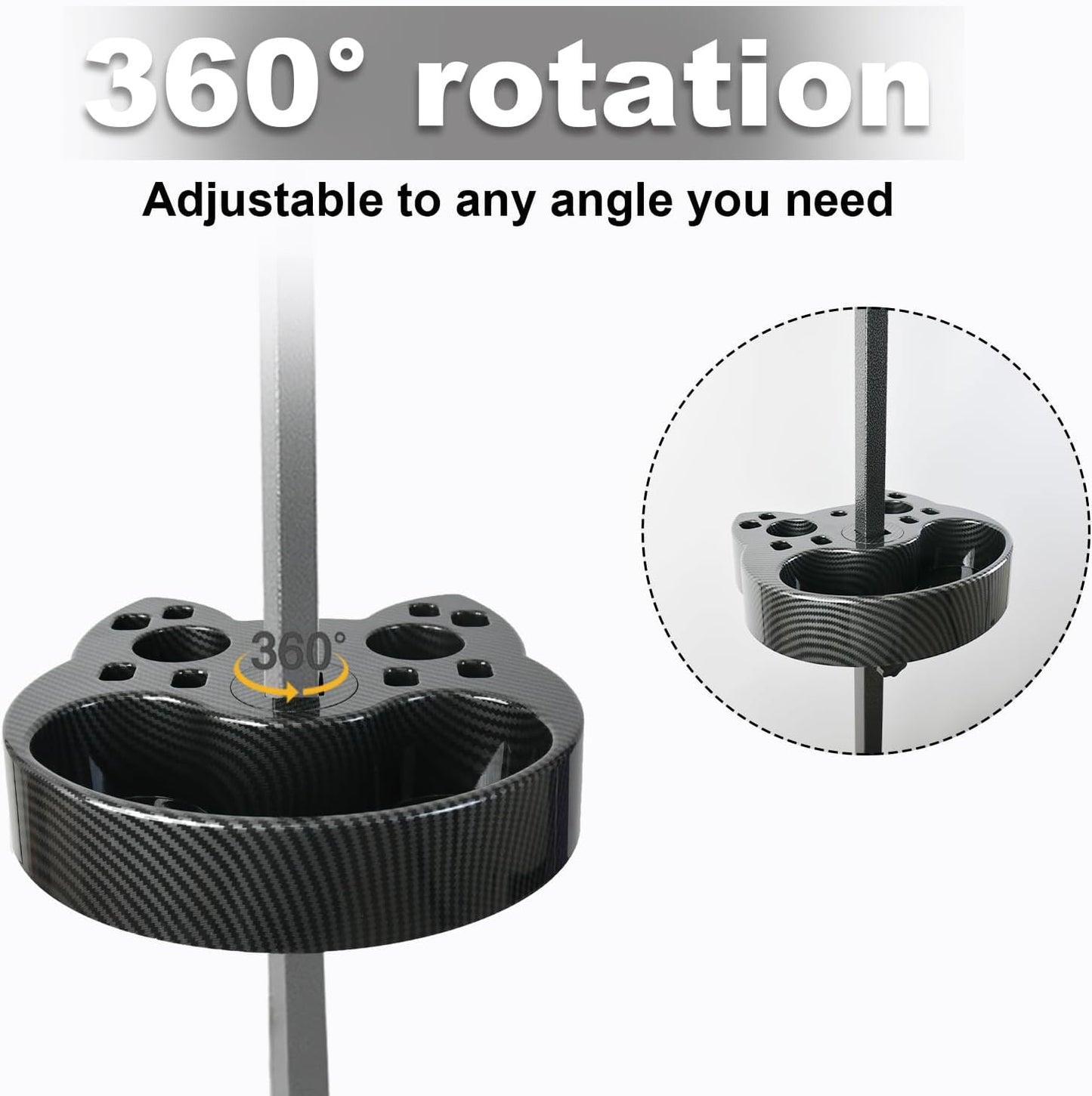 Adjustable Pet Grooming Organizer for Grooming Arms - Multi-Compartment Holder for Tools and Accessories