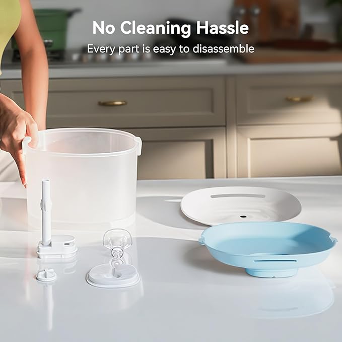 Cheerble Pumpless Cat Water Fountain, 2L/67oz E1 Automatic Cat Water Dispenser for Cats & Dogs MagDrive™ Technology Dual Mode Dispensing, No Cleaning Hassle, No Electrical Leakage, BPA-Free