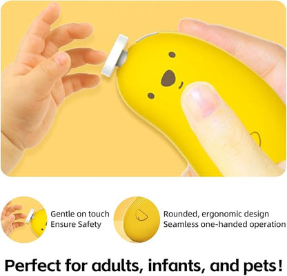 MANON ROSA Bird Nail Grinder, Bird Beak Grinder- Safe and Quiet Bird Nail Care Tool, Complete Grooming Kit for Parrots Conures Cockatiels Finches Parakeets, Premium Beak Maintenance (White)