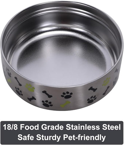 GiNT 37oz Insulated Stainless Steel Dog & Human Water Bottle | Leakproof Travel Dispenser with Detachable 10oz Bowl, 24H Cold/12H Hot, Carrying Case for Walking, Hiking, Camping & Outdoor Travel