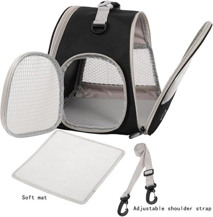 Bearded Dragon Travel Carrier,Lizards Carrier, Small Animal Travel Carrier for Sugar Glider Hedgehog Rat Parrot Bird Guinea Pig, Portable Guinea Pig Travel Bag for 2